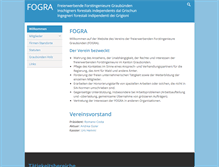 Tablet Screenshot of fogra.ch